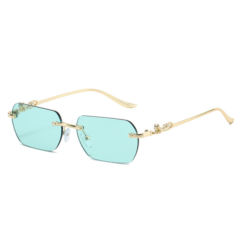 Damen elegante Halbrahmenbrille mit schmückenden Details Karnz