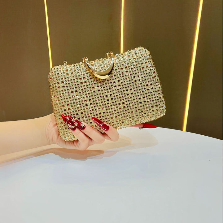 Rhinestone-besetzte formelle Clutch