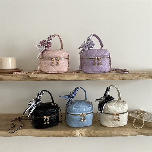 Gepolsterte Mini-Handtasche
