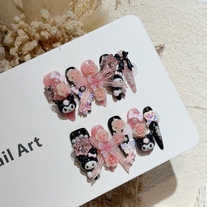 Verspieltes Themen-Nagelkunst-Set