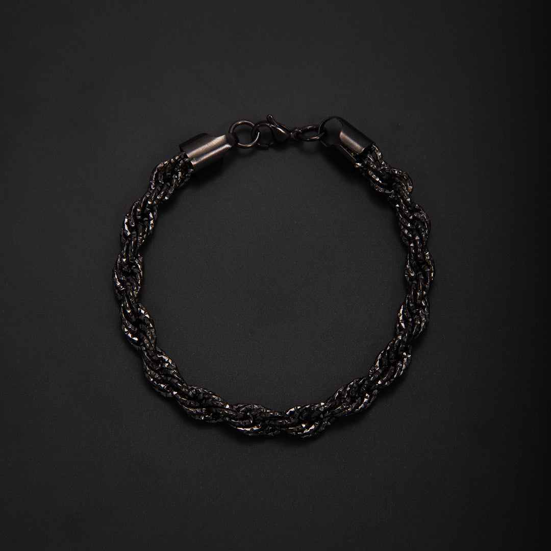 Geflochtenes Gold-Statement-Armband Karnz