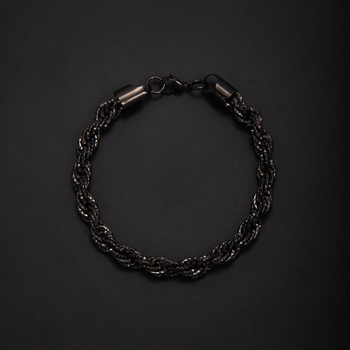 Geflochtenes Gold-Statement-Armband Karnz