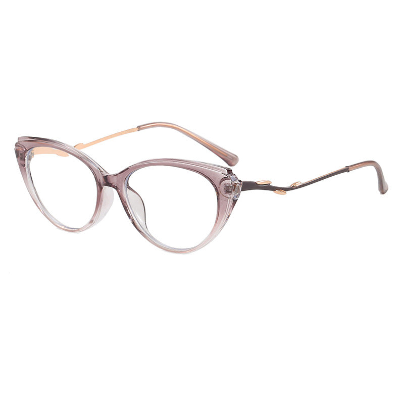 Modische Cat-Eye Brille mit Filigranem Design Karnz