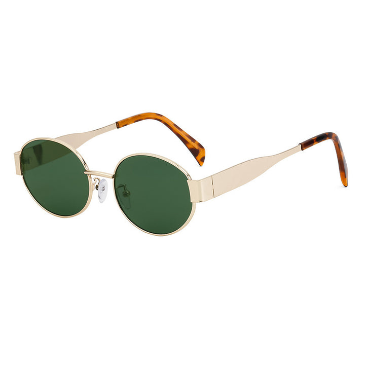 Damen modische Sonnenbrille im eleganten ovalen Design Karnz