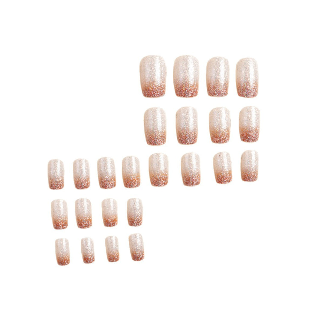 Glitter Ombre Press-On Nagelset Karnz
