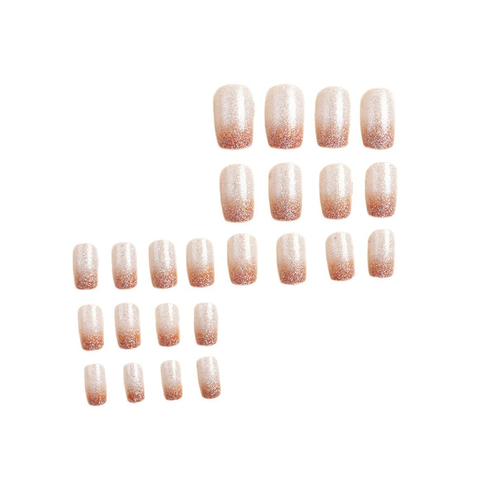 Glitter Ombre Press-On Nagelset Karnz
