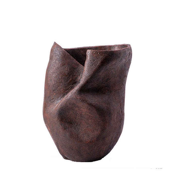 Abstrakte Texturierte Dekorative Vase