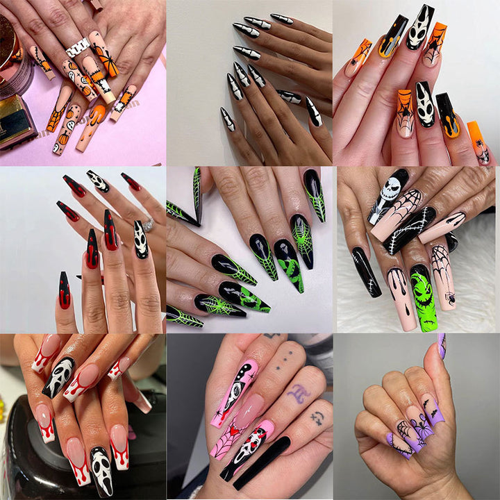 Urlaubs-Themen Press-On Nail Art Karnz