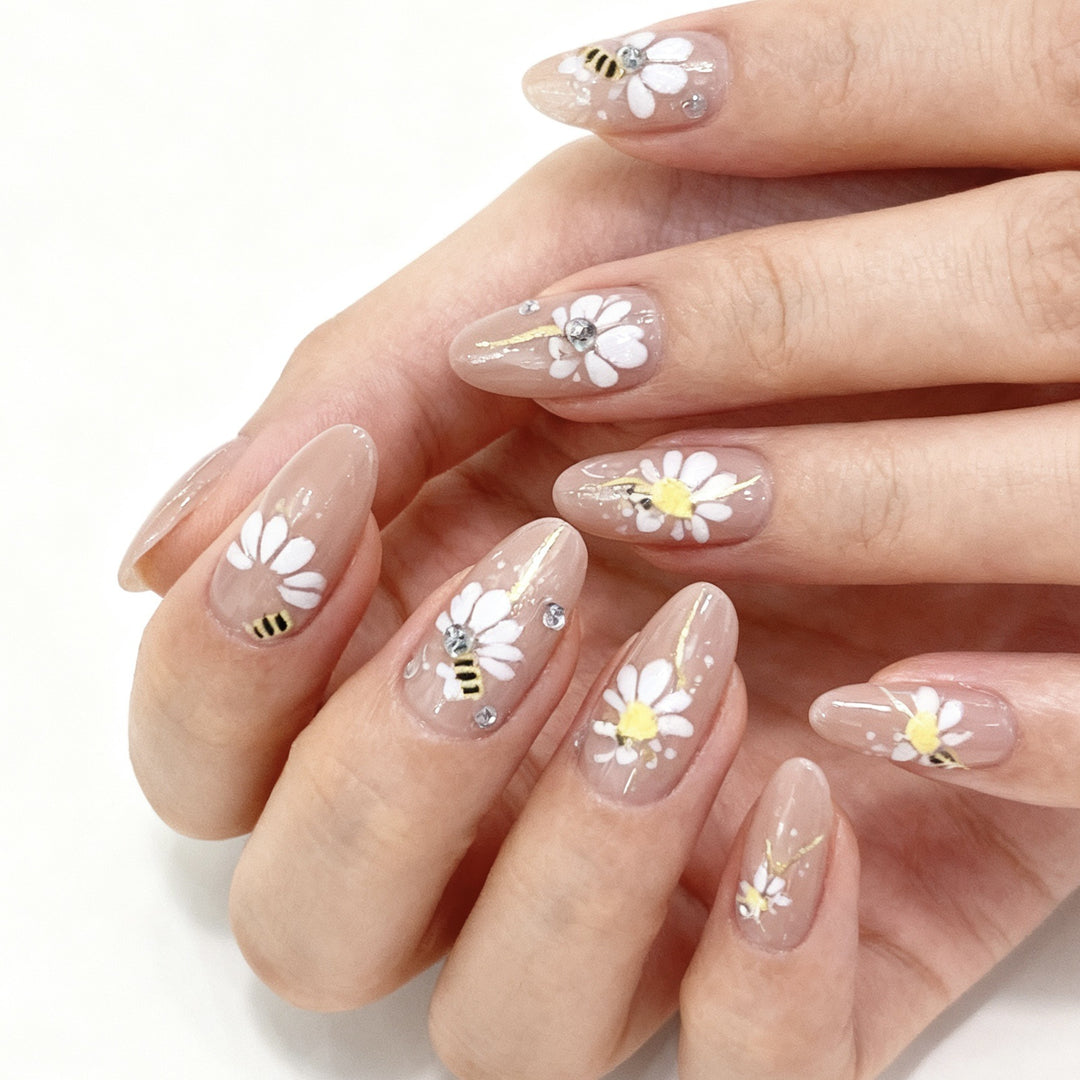 Künstlerische Blumeneindruck-Nagelspitzen Karnz