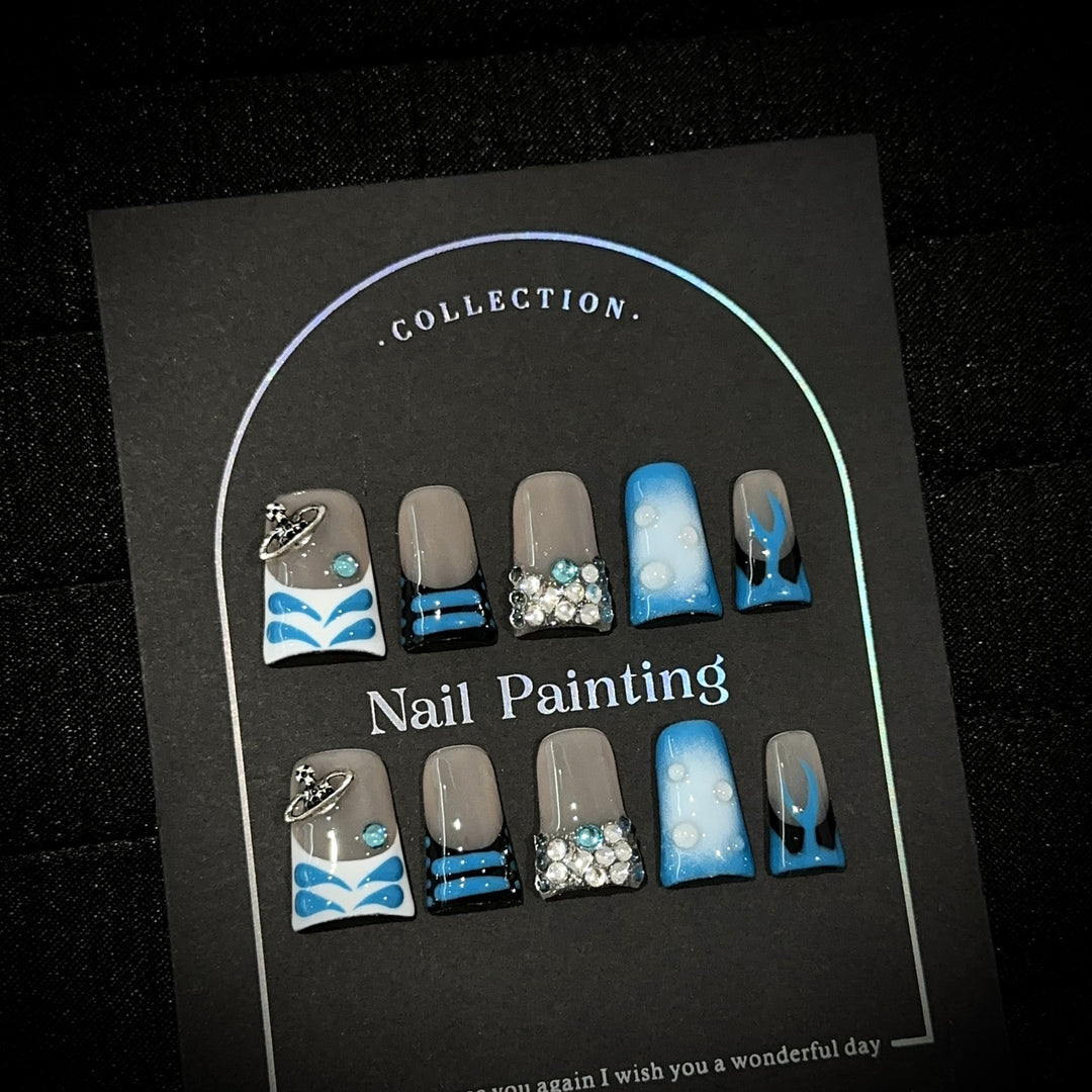 Kreative 3D Press-On Nagelkunst Kollektion