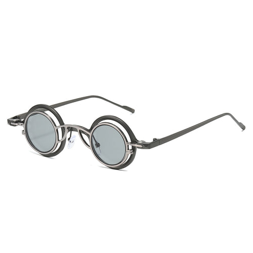Modebewusste runde Sonnenbrille Karnz