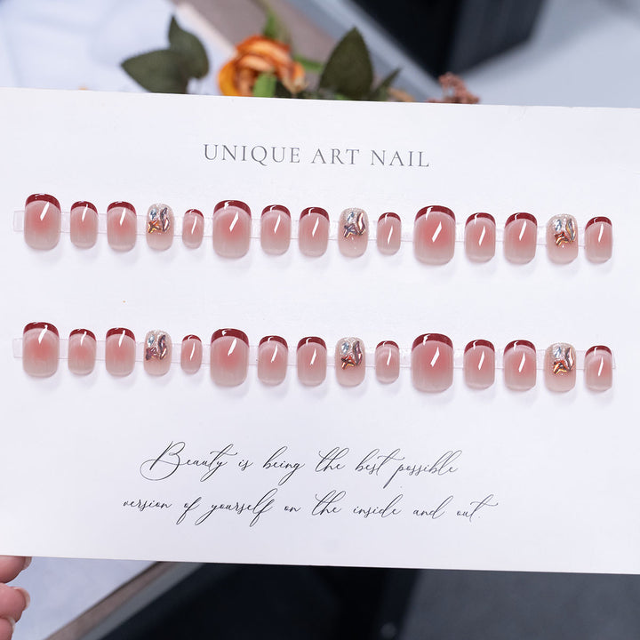 Elegantes Gradient Press-On Nail Set
