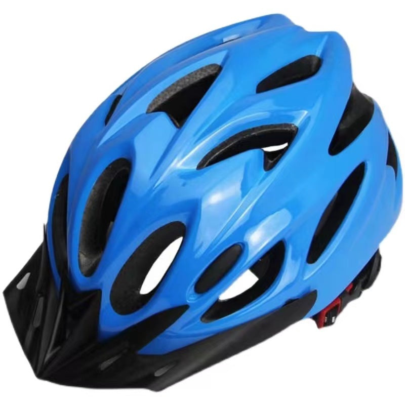 verstellbarer belüfteter Straßen- und Mountainbike-Helm mit Visier und hinten einstellbarem Fit Karnz
