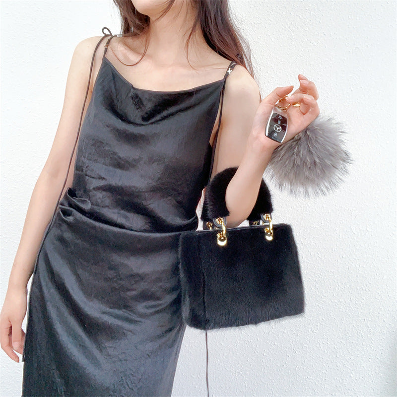 Faux Fur Handtaschen Clutch