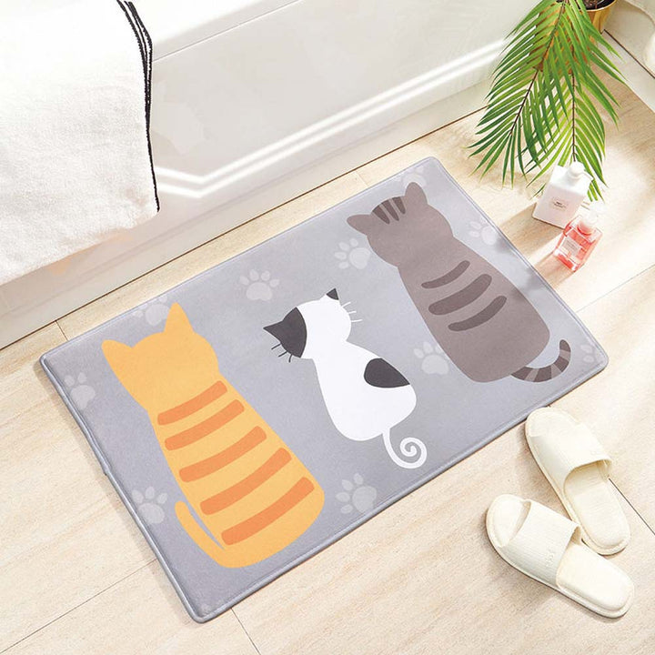 Verspieltes Tierdesign Badmatte