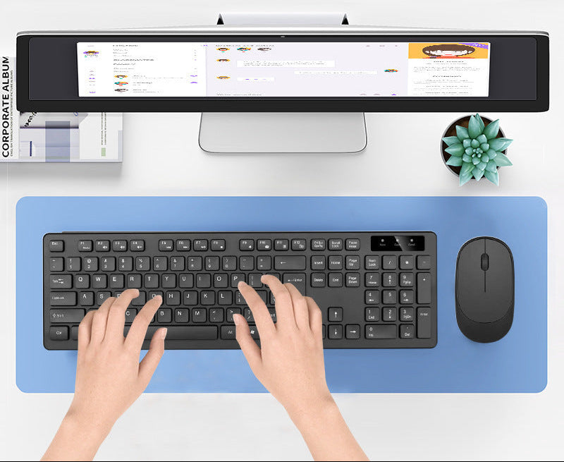 Drahtloses Slim-Profil Tastatur- und Maus-Set Karnz