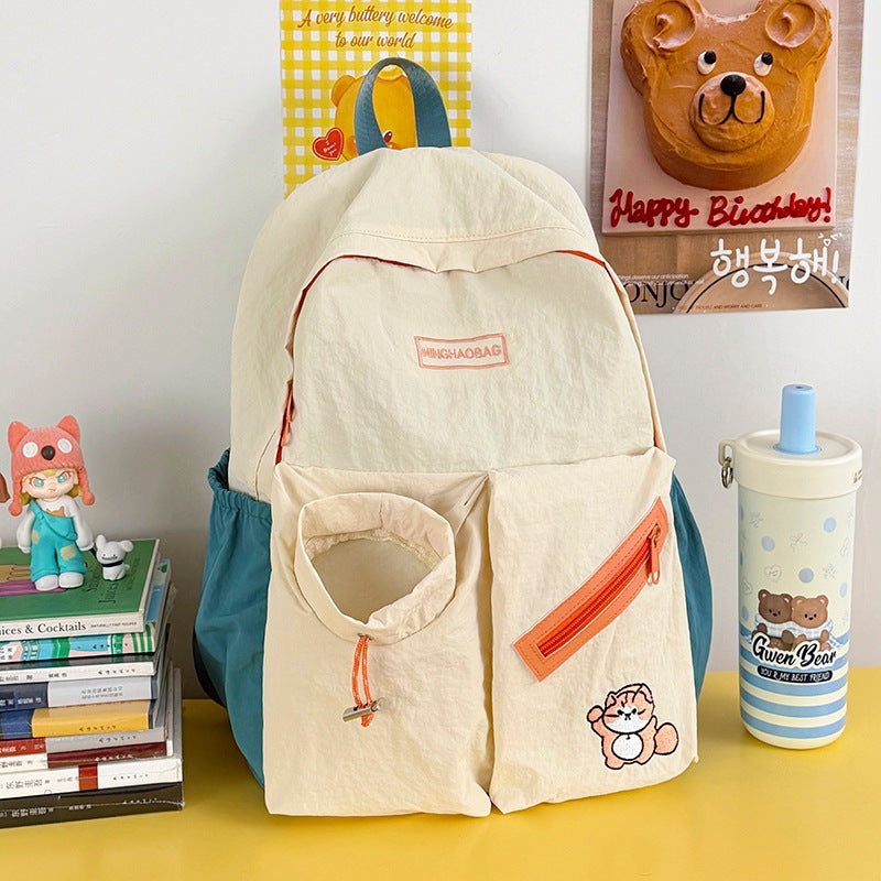 Verspielt Multi-Taschen Leger Rucksack Karnz