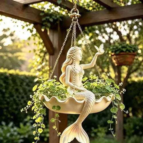 Mermaid dekorativer hängender Pflanzenkübel Karnz