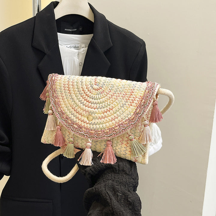 Bohemian Gewobene Clutch-Tasche Karnz