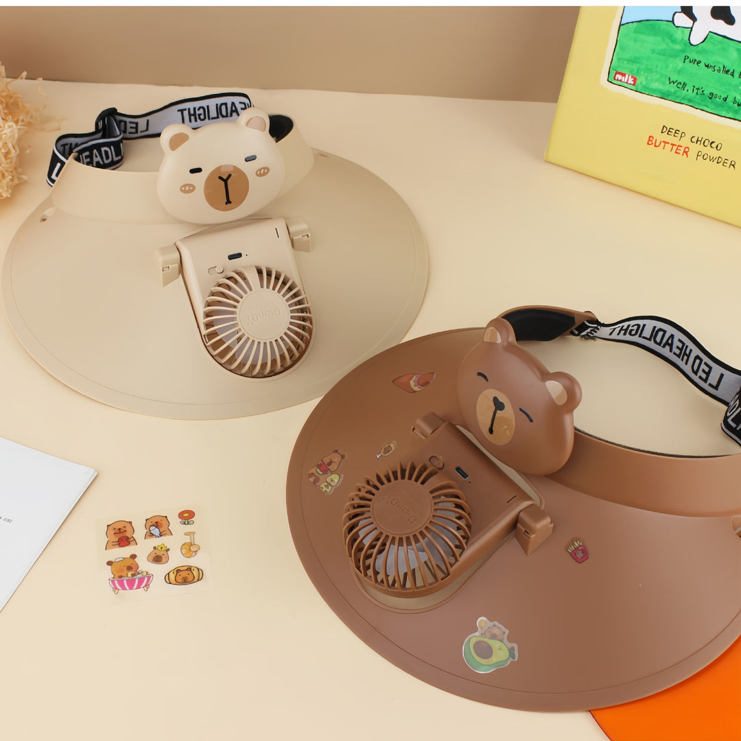 Damen Tragbarer Handventilator mit kreativem Tierdesign Karnz