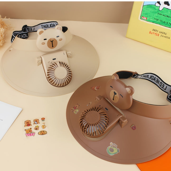 Damen Tragbarer Handventilator mit kreativem Tierdesign Karnz