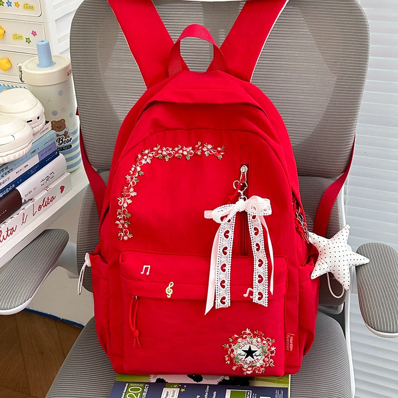 Blumenbestickter Rucksack Karnz 1791205140