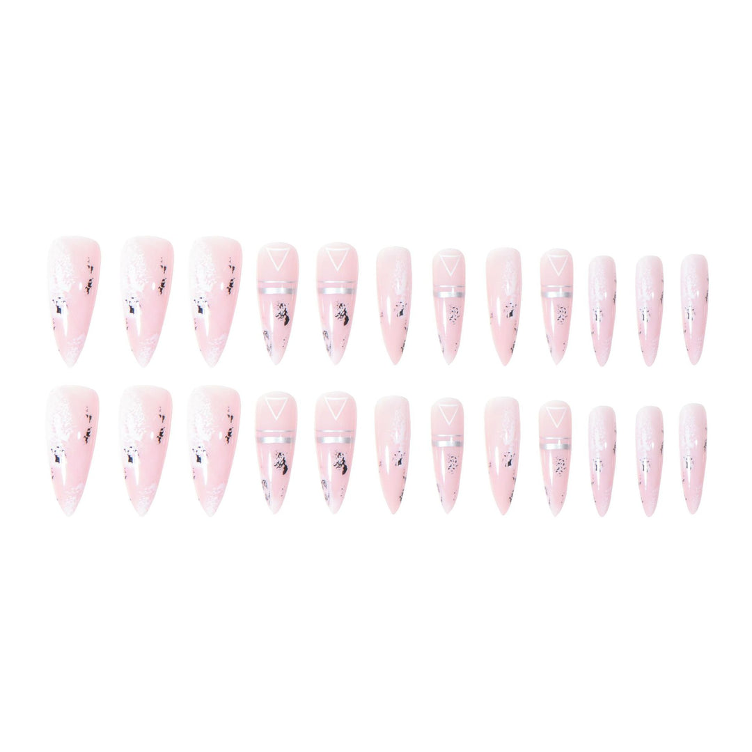 Stylishes Stiletto Nagelkunst-Set Karnz