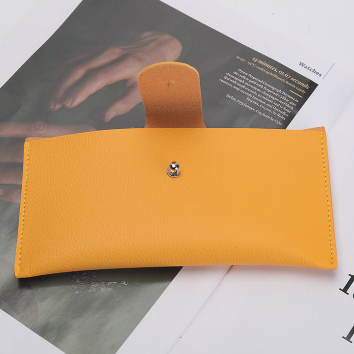 Stylische Strukturierte Leder Brieftasche Karnz