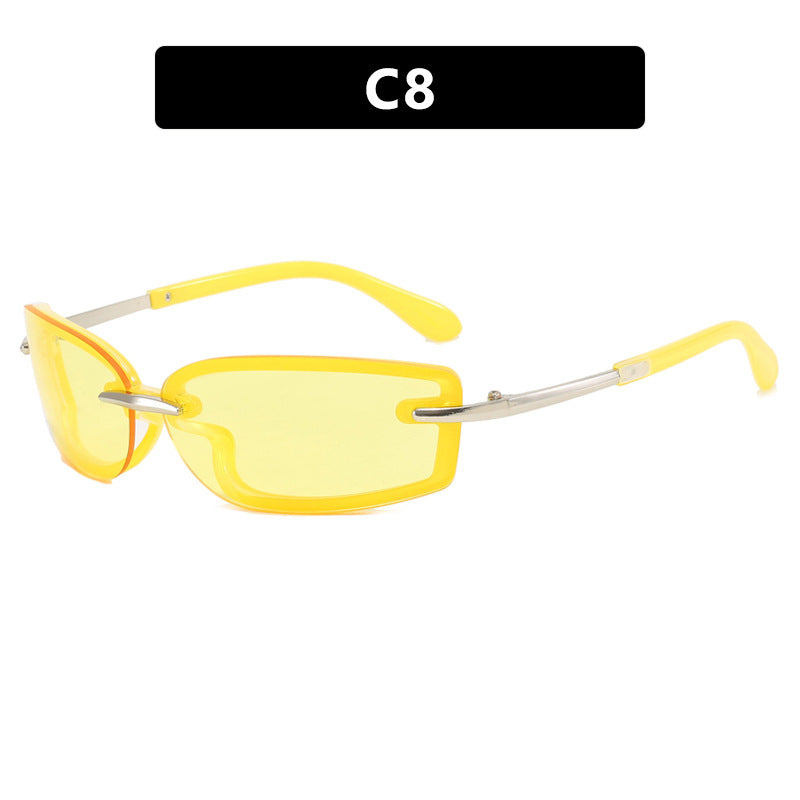 Damen modische Sonnenbrille mit hochmodernem Design und UV-Schutz Karnz