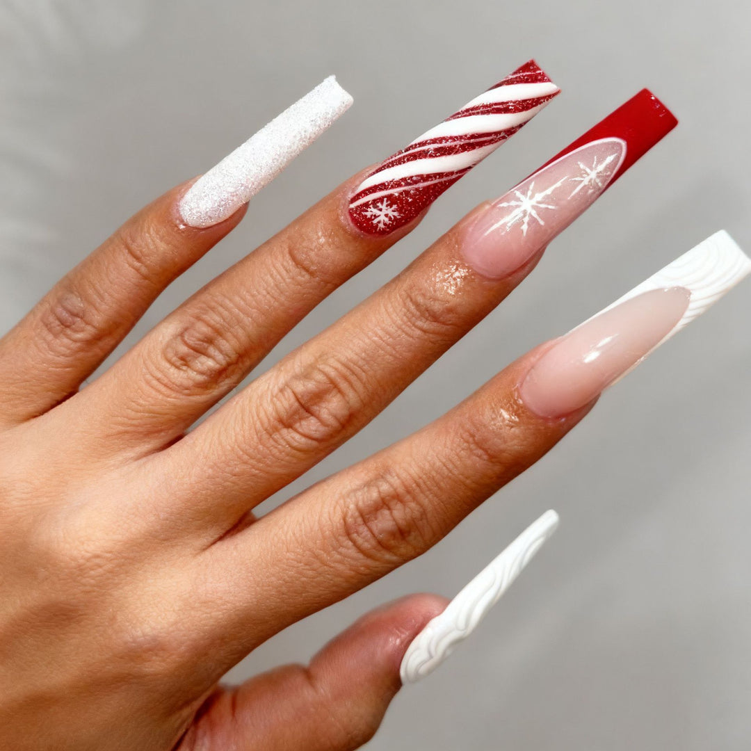 Festliche Feiertags-Nagelkunst-Verstärkungen Karnz 1789915617