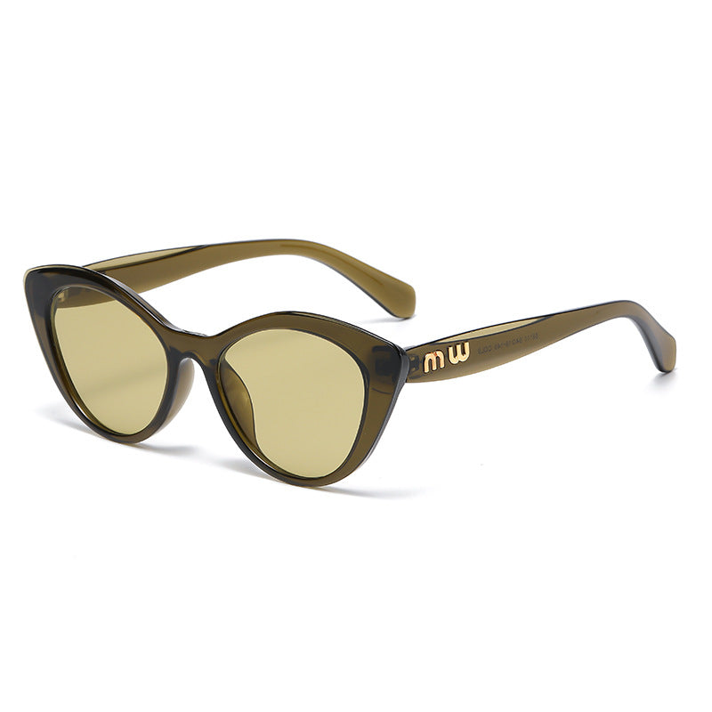 Damen modische Katzenaugen Sonnenbrille mit UV-Schutz Karnz