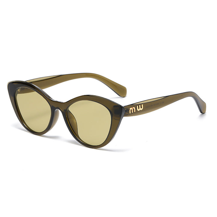 Damen modische Katzenaugen Sonnenbrille mit UV-Schutz Karnz