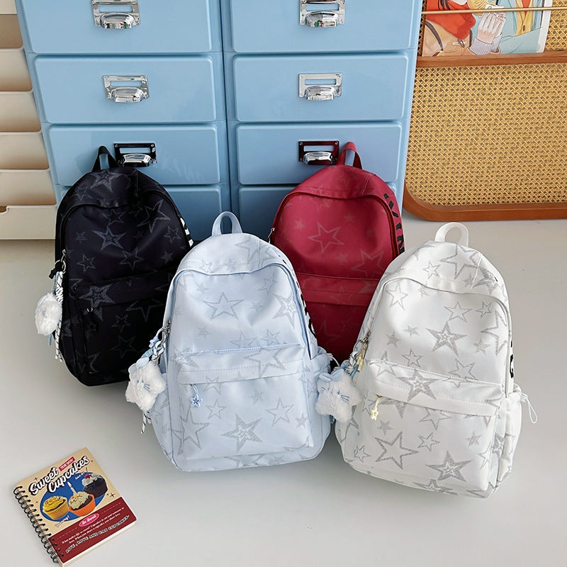 Stylische lässige mit Sternen verzierte Rucksack Karnz