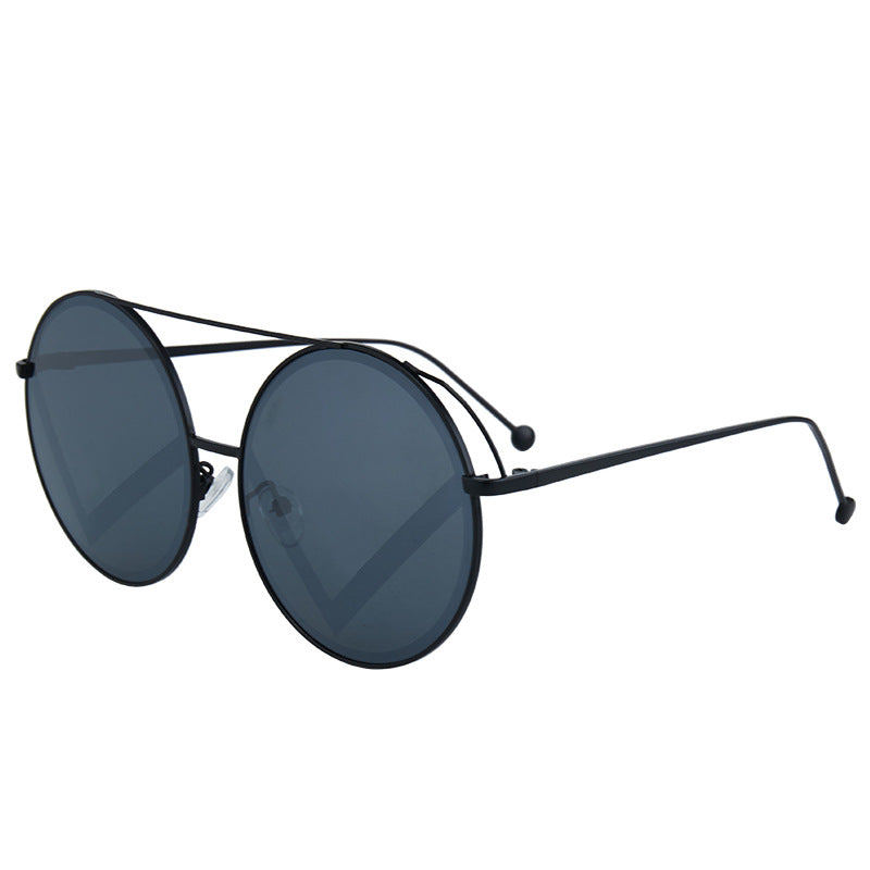 Damen modische runde Sonnenbrille Karnz