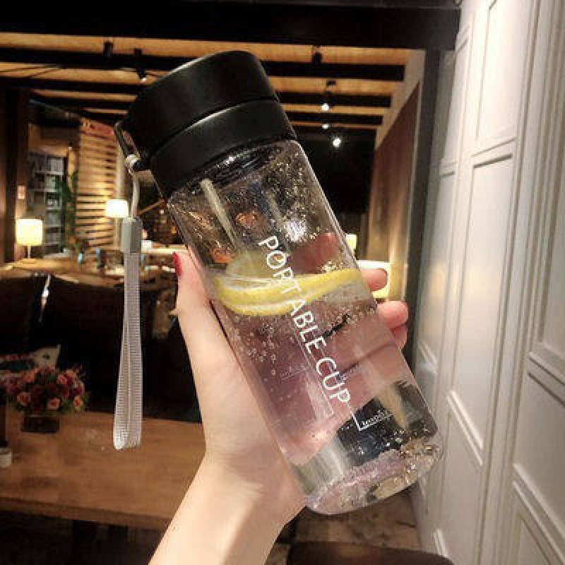 Damen stilvolle Glas-Trinkflasche Karnz
