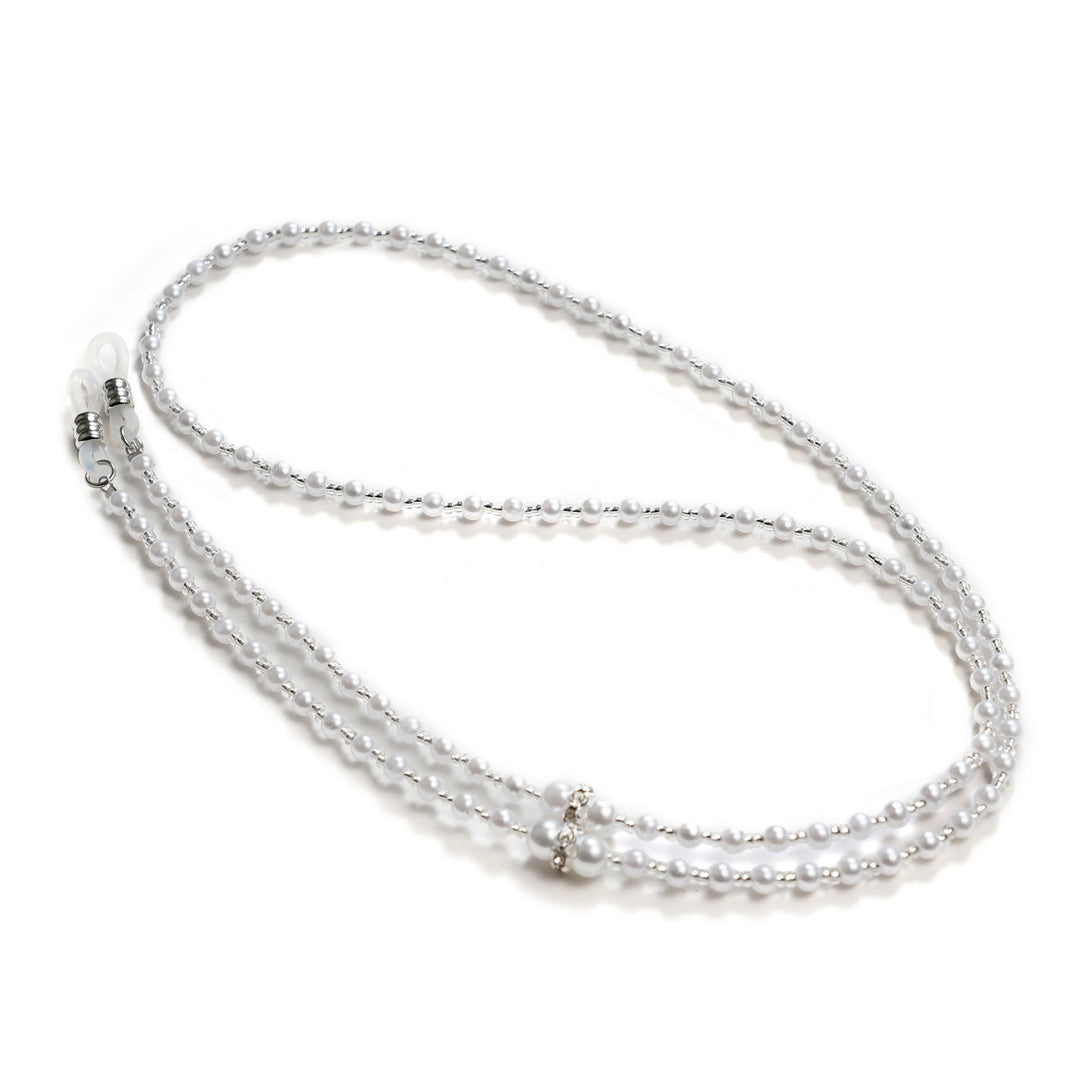 Elegante Dual-Layer Brillen Kette Karnz