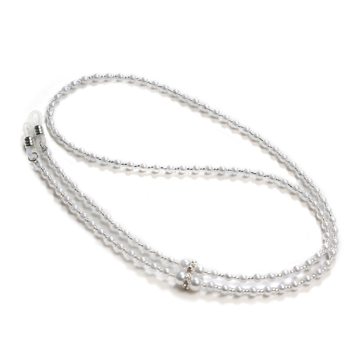 Elegante Dual-Layer Brillen Kette Karnz