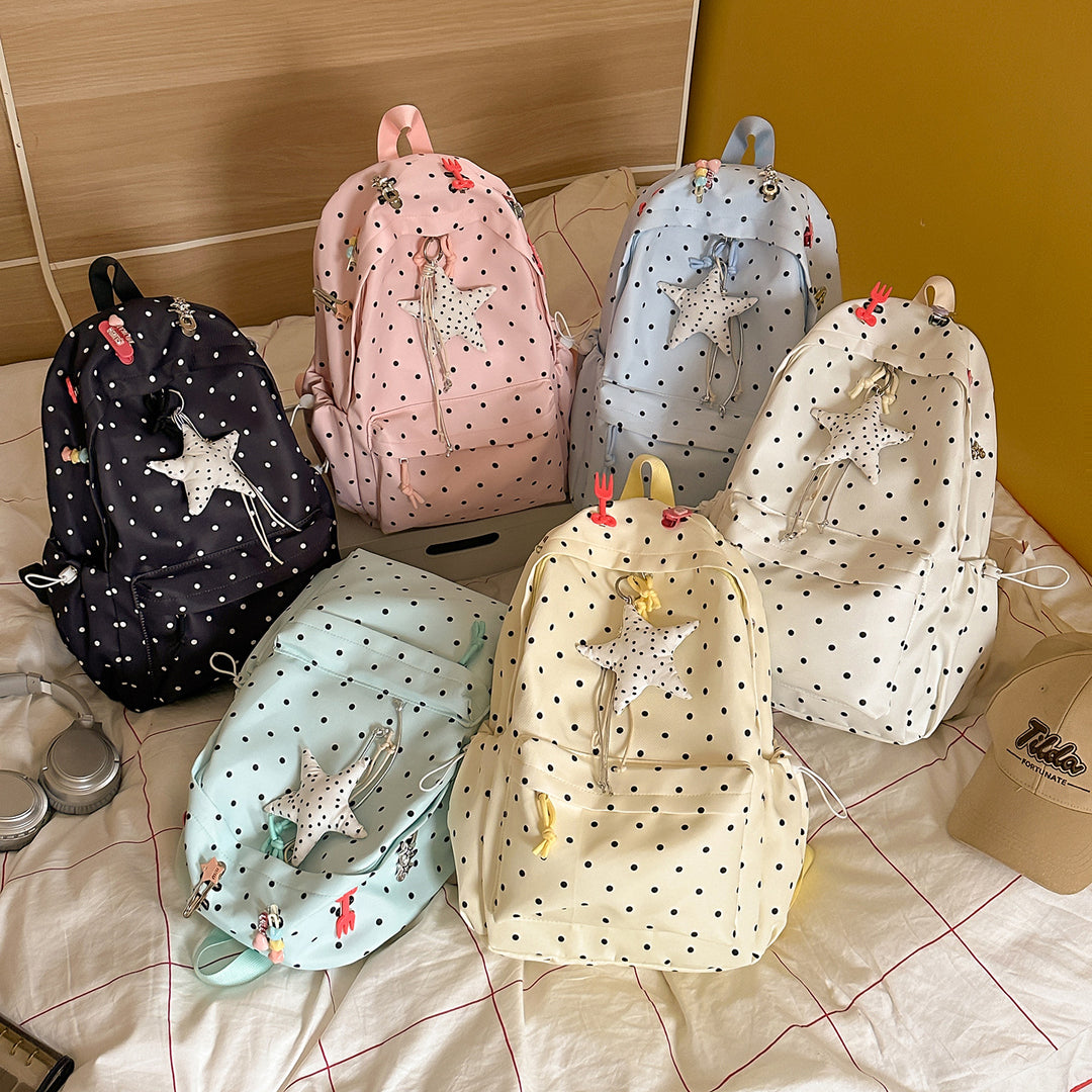 Polka Dot Leichter Rucksack Karnz
