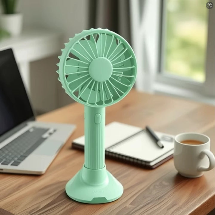 Tragbarer Tischventilator mit Usb-Aufladung und Flexibel Einstellbarem Neigungswinkel Karnz