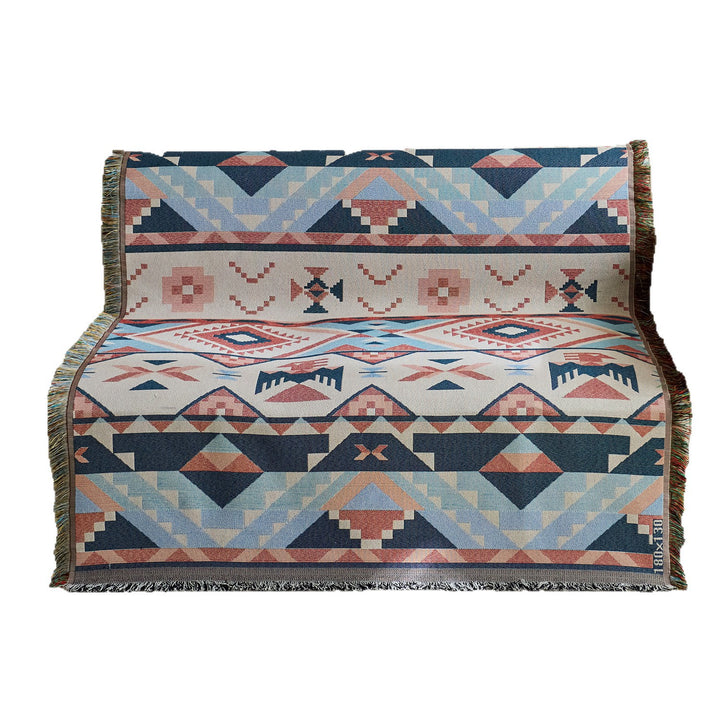 Vintage-Style Dekorative Jacquard-Wurfdecke
