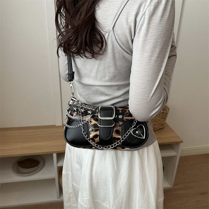 Aufällige Tierdruck Mini-Handtasche