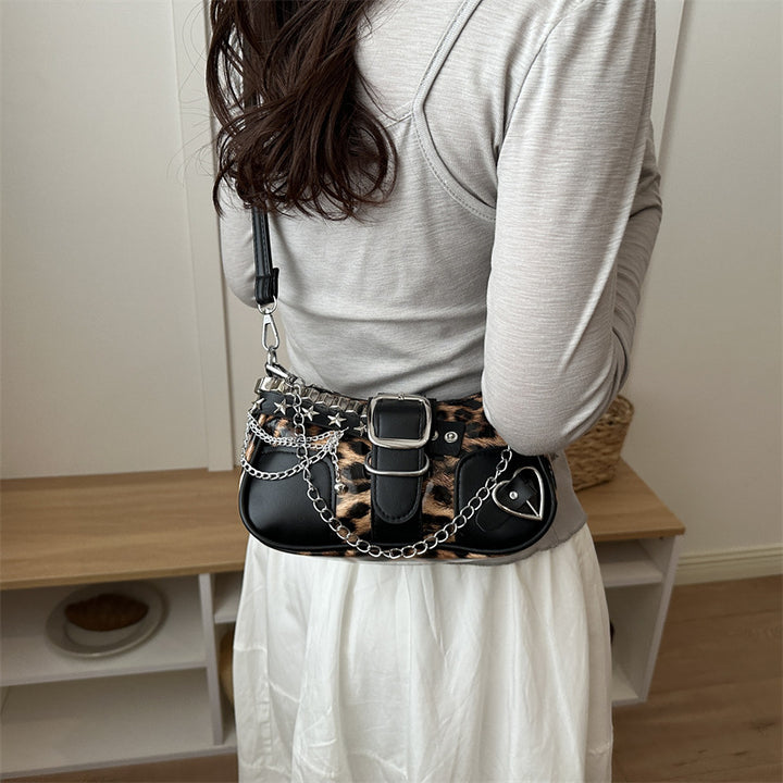 Aufällige Tierdruck Mini-Handtasche