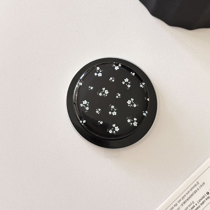 Dekorativer Keramik-Untersetzer mit floralem Design Karnz