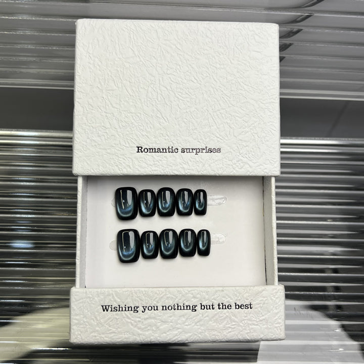Premium Künstlerische Ombre Press-On Nagel Set