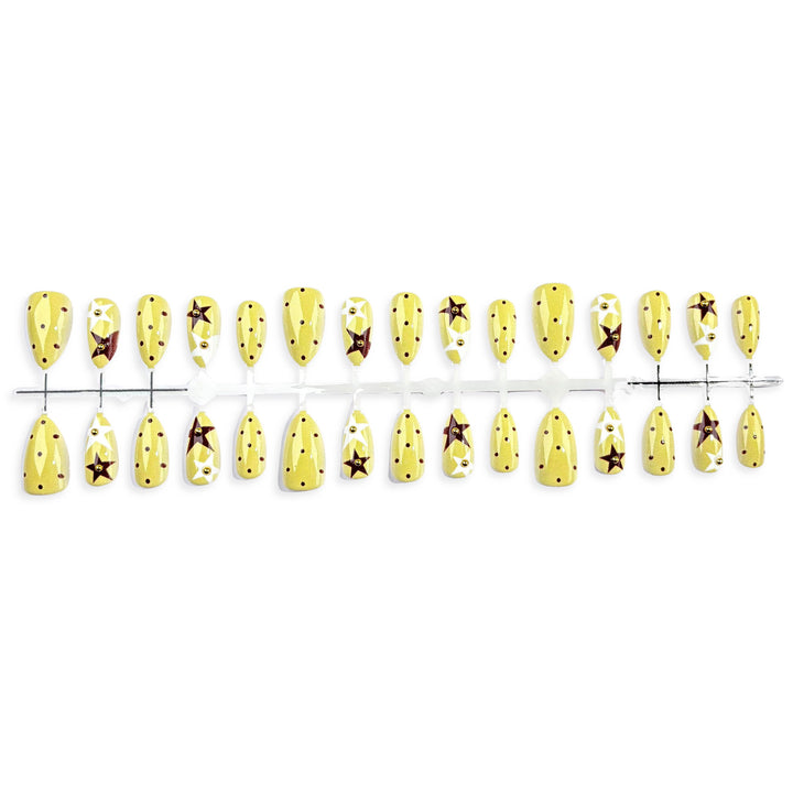 Premium Dekorative Druck-Nagelkunst-Set