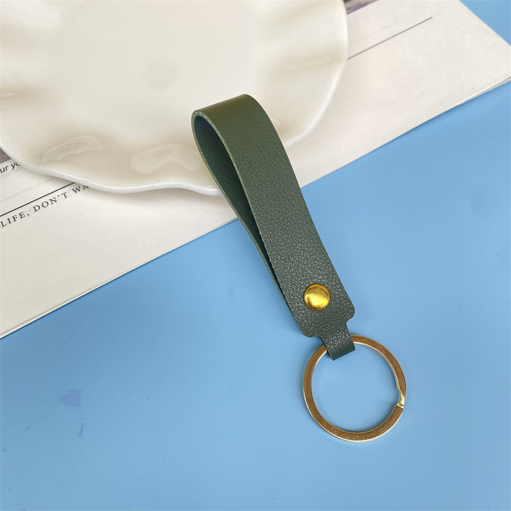 Stilvolles Leder Schlüsselanhänger Karnz