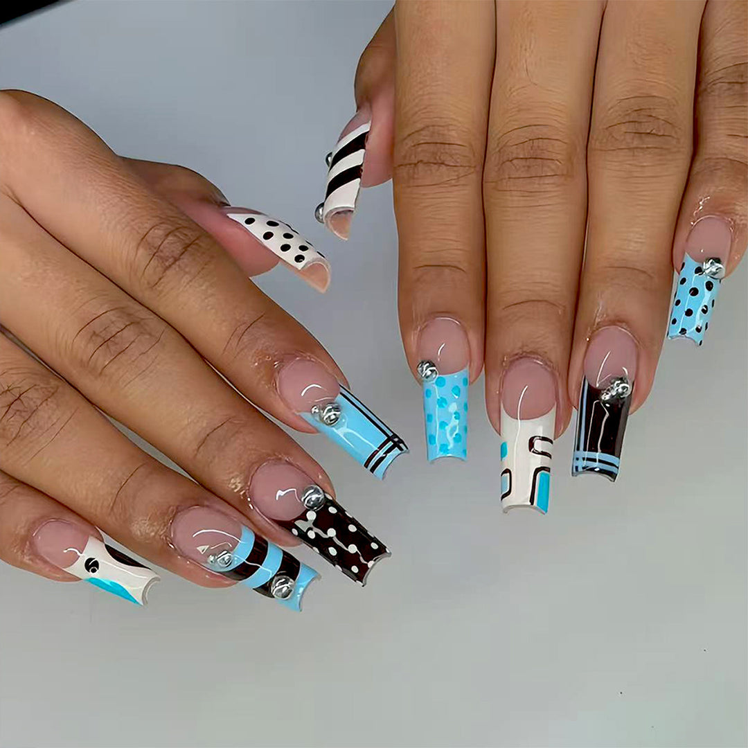 Künstliche Fingernägel mit Kreativem Design Karnz
