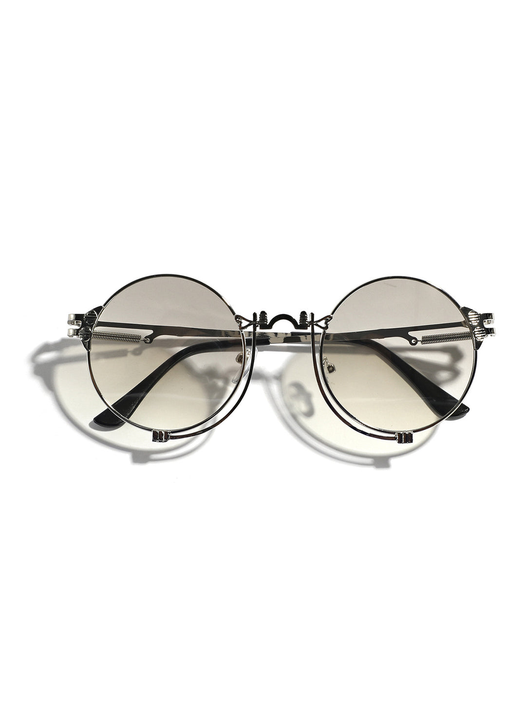 Damen modische runde Sonnenbrille mit hochwertigem Metallrahmen Karnz