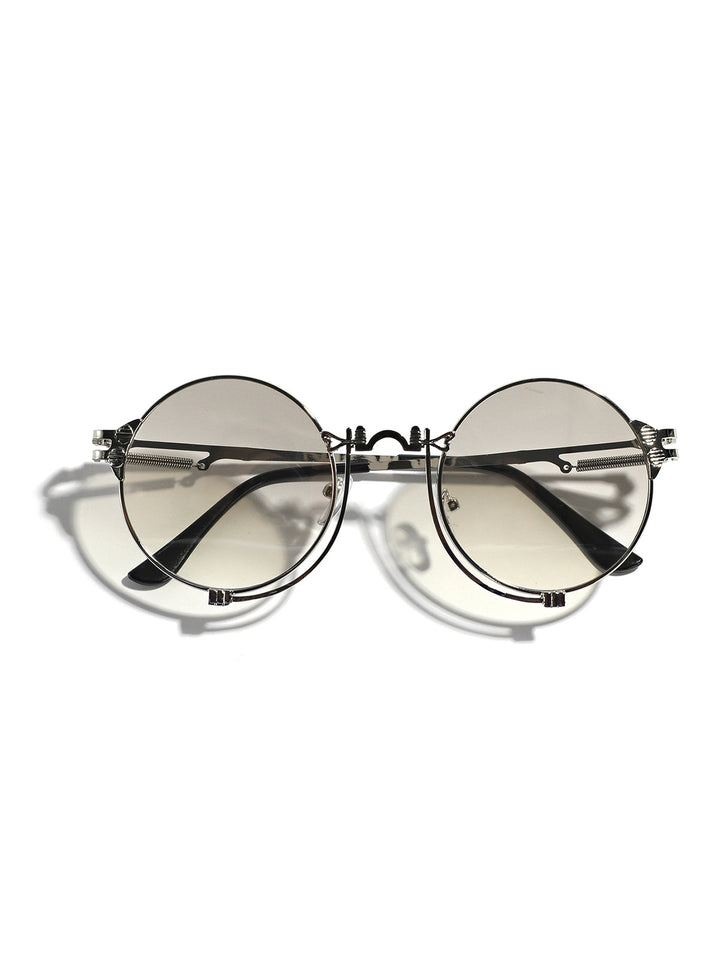 Damen modische runde Sonnenbrille mit hochwertigem Metallrahmen Karnz