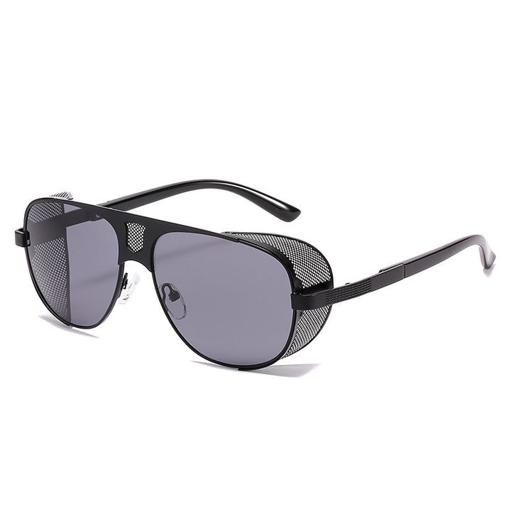 Damen Sportsonnenbrille mit innovativem Netzrahmen und polarisierenden Gläsern Karnz